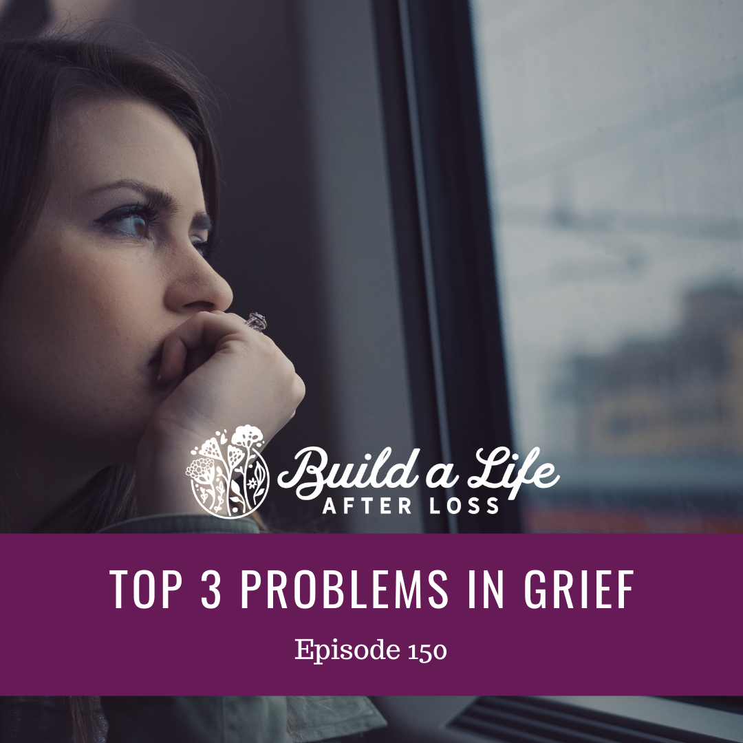 julie cluff, build a life after loss podcast ep 150 Top 3 Problems in Grief