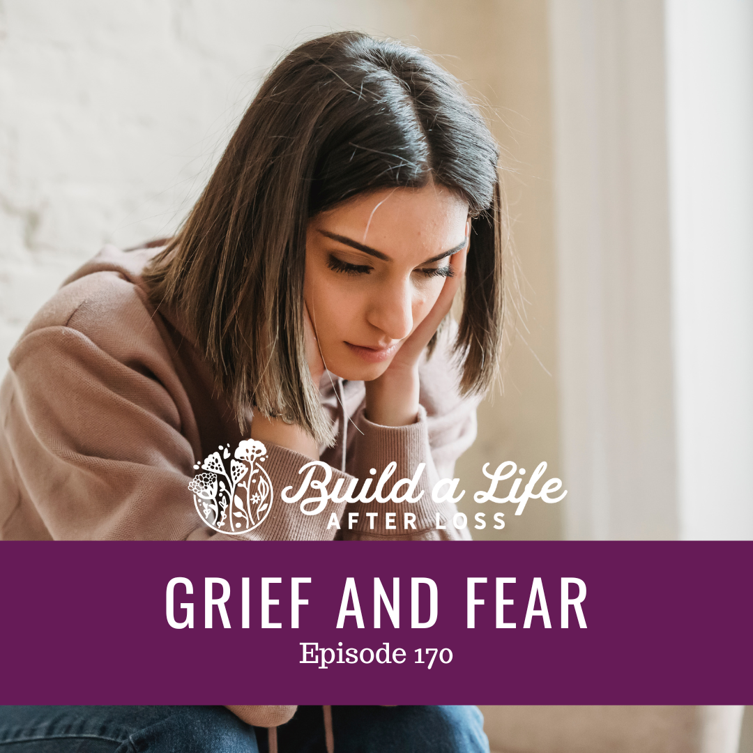 julie cluff, build a life after loss podcast ep 170 grief and fear