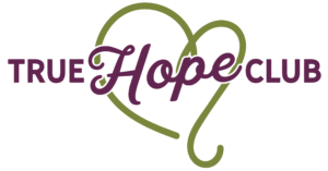 True Hope Club Logo, Julie Cluff Build a Life After Loss